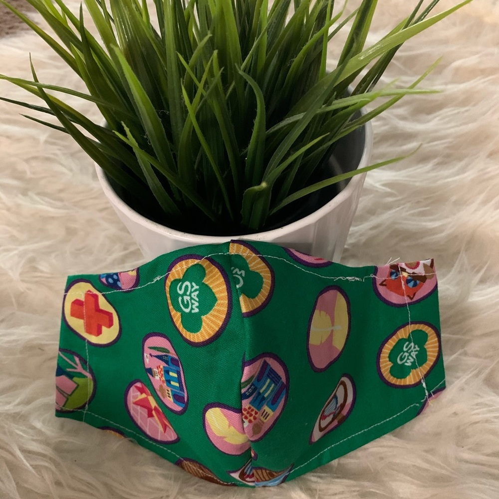 Face mask / home made in USA / Girls Scout